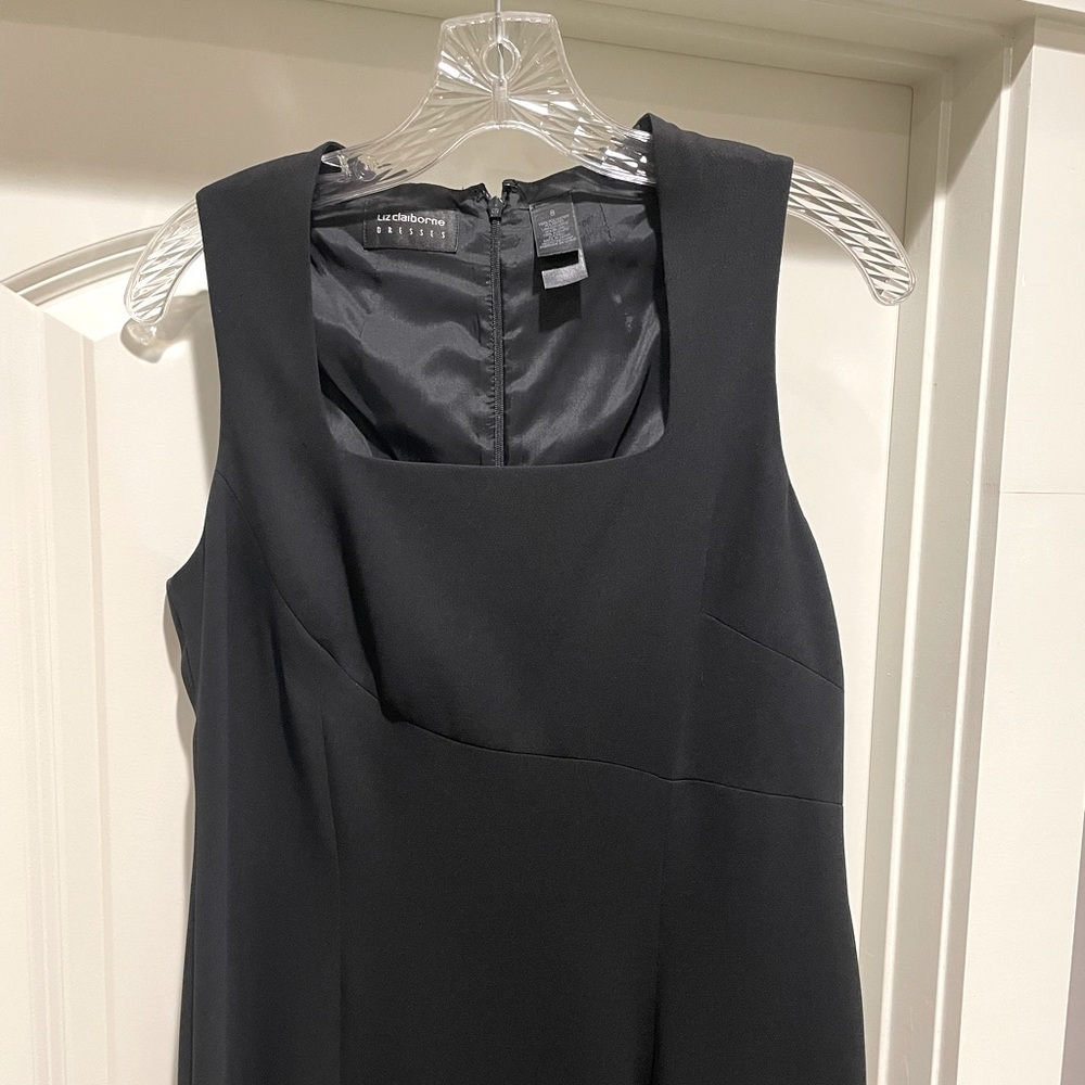 Liz Claiborne long black dress size 8